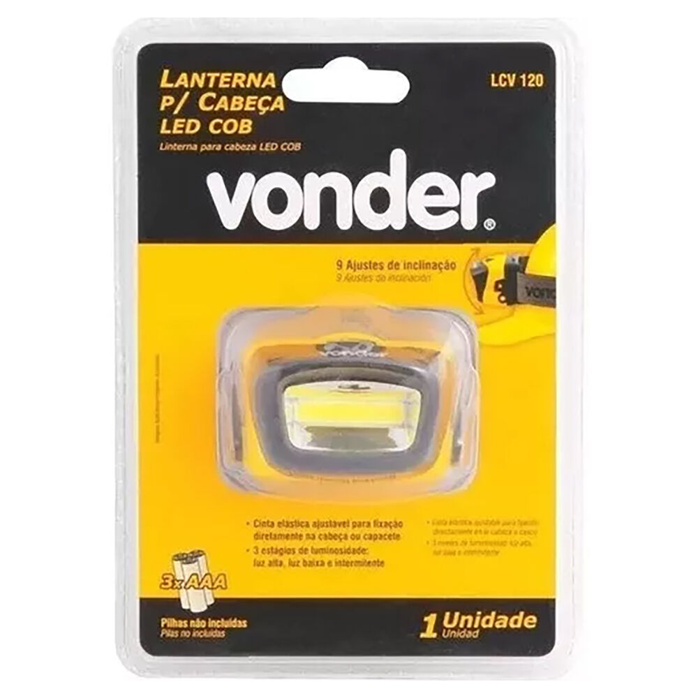 Lanterna Led para Cabe&ccedil;a LCV 120 Vonder