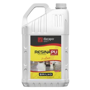 Resina Pu Alto Tr&aacute;fego Base &Aacute;gua com Catalisador 5L Dacapo