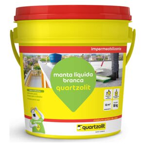 Impermeabilizante Manta L&iacute;quida Branco Quartzolit