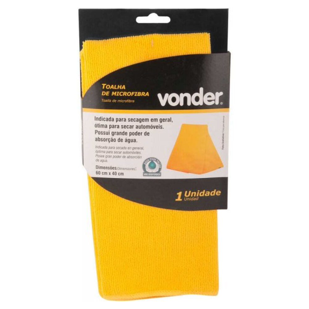 Toalha de Microfibra 60 x 40cm Vonder
