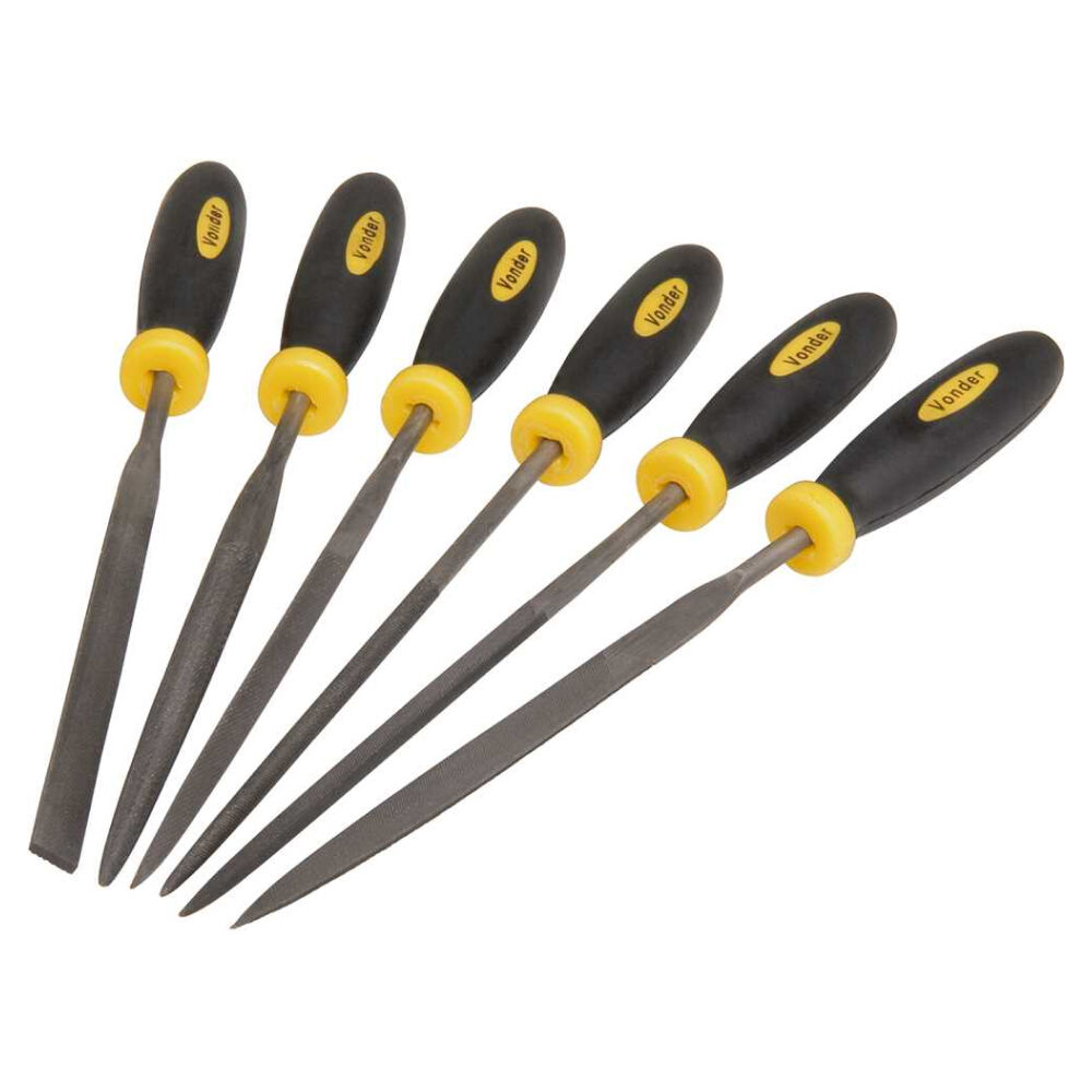 Jogo de Limas Agulha com Cabo 6 Pe&ccedil;as Vonder