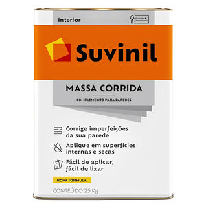 Massa Corrida Lata 25kg Suvinil