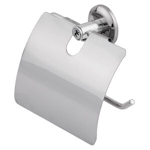 Papeleira de Parede com tampa Stander 16205 Inox Le&atilde;o