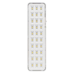 Lumin&aacute;ria de Emerg&ecirc;ncia 30 Leds Super Slim Segurimax