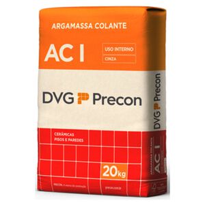Argamassa ACI Uso Interno Colante 20kg Cinza DVG Precon