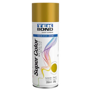 Tinta Spray Super Color Met&aacute;lico 350ml Tekbond