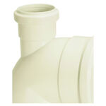 Joelho 90&deg; com Visita Esgoto SN 100 x 50mm Amanco